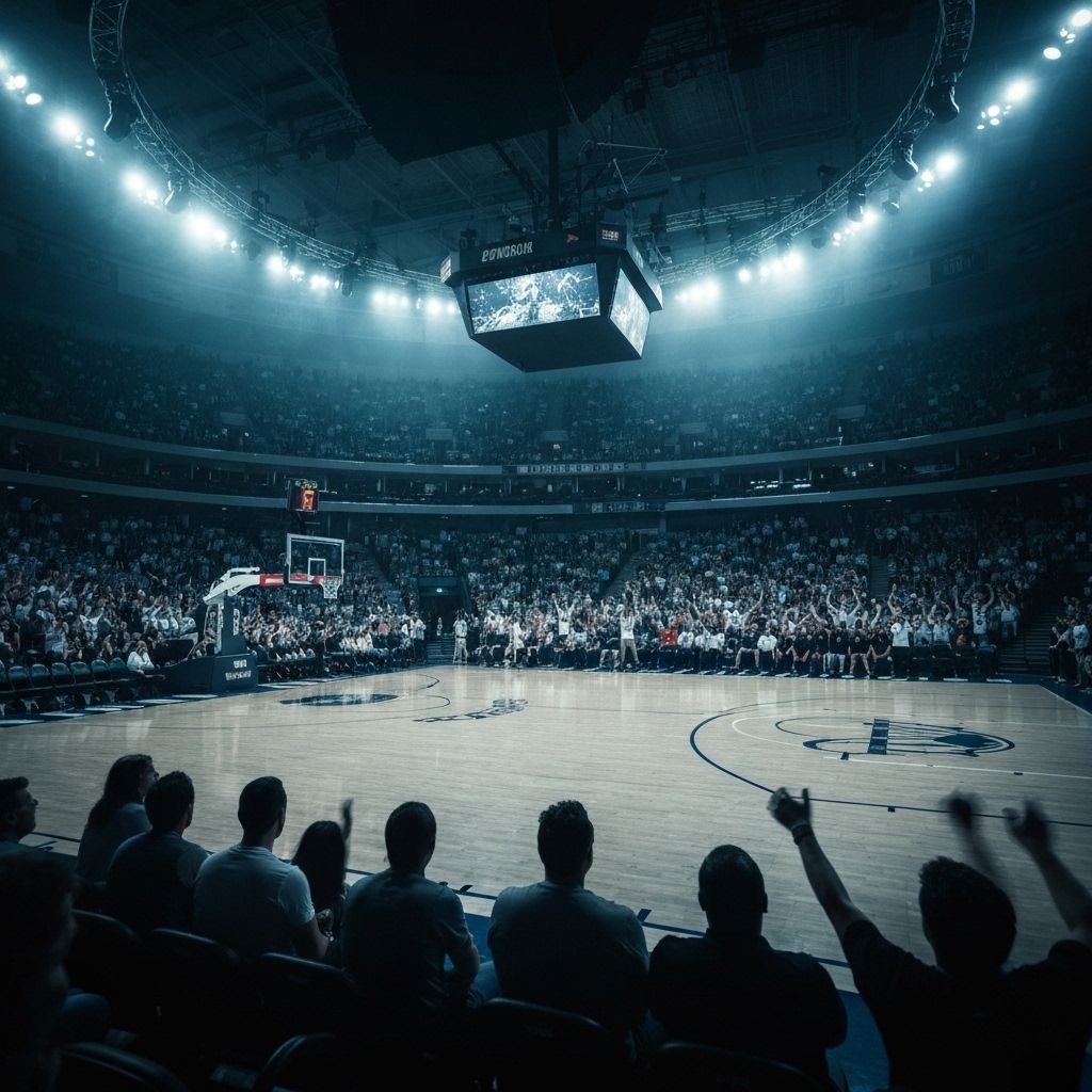 Basketball arena